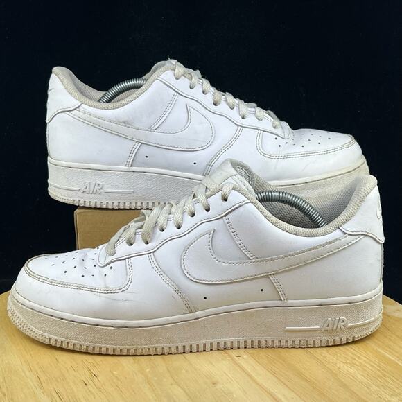 Nike Other - Nike Air Force 1 '07 Low Triple White Shoes Sneakers Men's Size 10 CW2288-111